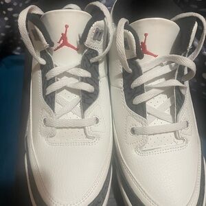 Air Jordan White and Black Sneakers